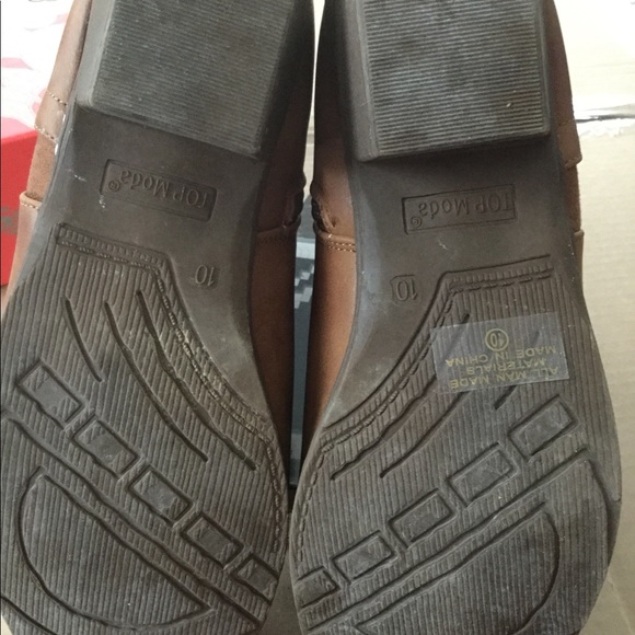 TOP Moda booties size 10 - Picture 3 of 3